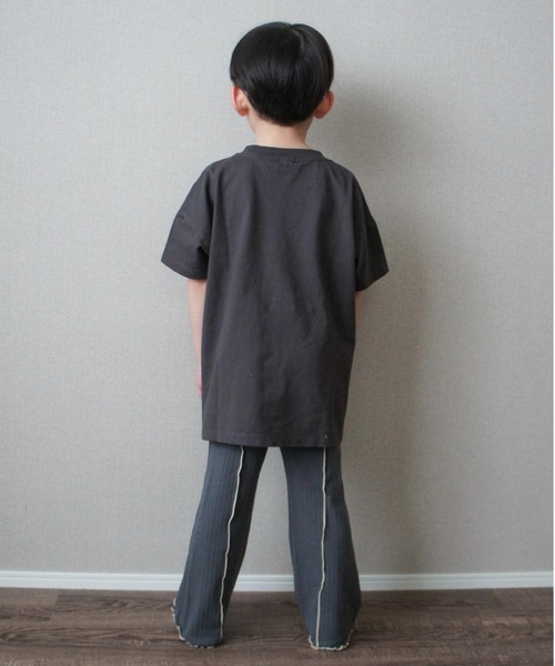TARKER(ターカー)の「リブフレアパンツ(その他パンツ・キッズ・ピンク/イエロー/チャコールグレー・110/120/130/140/150)」の6枚目の写真