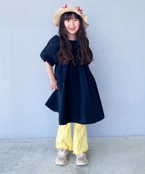 TARKER(ターカー)の「リブフレアパンツ(その他パンツ・キッズ・ピンク/イエロー/チャコールグレー・110/120/130/140/150)」の15枚目の写真