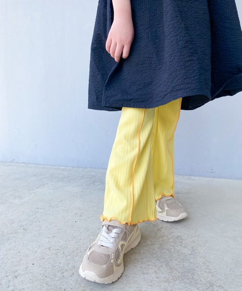 TARKER(ターカー)の「リブフレアパンツ(その他パンツ・キッズ・ピンク/イエロー/チャコールグレー・110/120/130/140/150)」の17枚目の写真