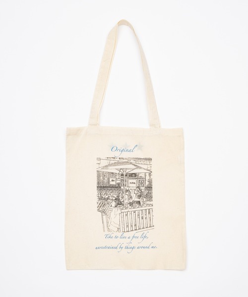 INTER FACTORY（インターファクトリー）の「DAIKI オリジナルプリントトートバッグ - made in INTER FACTORY -（トートバッグ・メンズ・ナチュラル・FREE）」の22枚目の写真