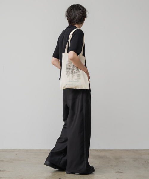 INTER FACTORY（インターファクトリー）の「DAIKI オリジナルプリントトートバッグ - made in INTER FACTORY -（トートバッグ・メンズ・ナチュラル・FREE）」の4枚目の写真