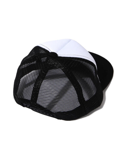 MANASTASH（マナスタッシュ）の「MANASTASH/マナスタッシュ/SWOOSH LOGO MESH TRUCKER/キャップ（キャップ・メンズ・ブラック/ブルー・F）」の13枚目の写真