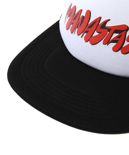 MANASTASH（マナスタッシュ）の「MANASTASH/マナスタッシュ/SWOOSH LOGO MESH TRUCKER/キャップ（キャップ・メンズ・ブラック/ブルー・F）」の17枚目の写真