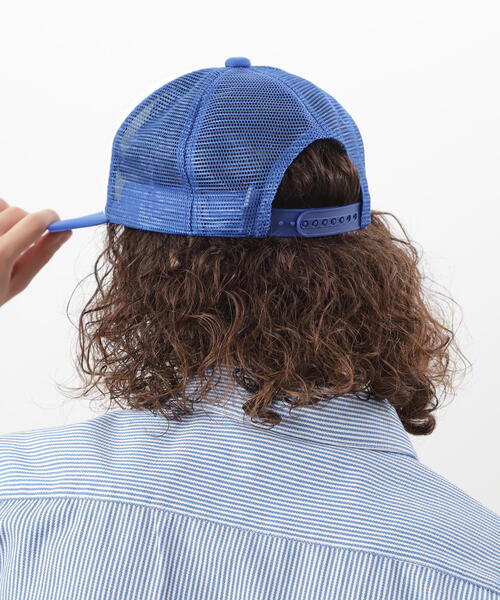 MANASTASH（マナスタッシュ）の「MANASTASH/マナスタッシュ/SWOOSH LOGO MESH TRUCKER/キャップ（キャップ・メンズ・ブラック/ブルー・F）」の22枚目の写真