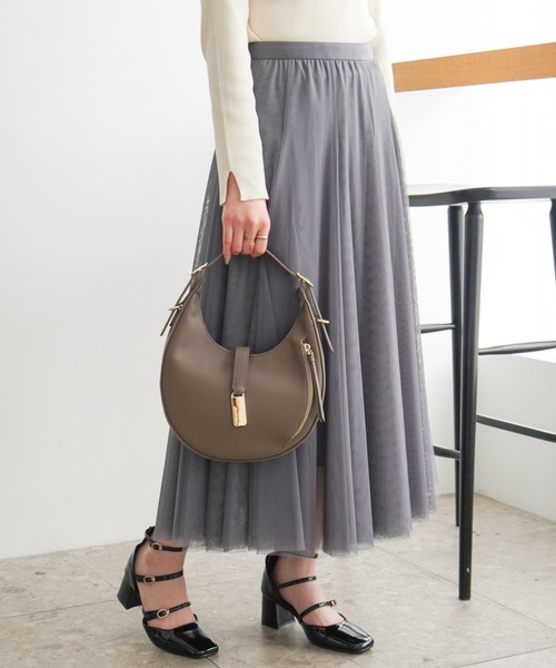 Jewelna Rose（ジュエルナローズ）の「セレーナ・ハンドバッグ 16148（ハンドバッグ・レディース・ライトグリーン/チャコールグレー/ライトベージュ・FREE）」の2枚目の写真