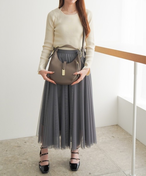 Jewelna Rose（ジュエルナローズ）の「セレーナ・ハンドバッグ 16148（ハンドバッグ・レディース・ライトグリーン/チャコールグレー/ライトベージュ・FREE）」の12枚目の写真