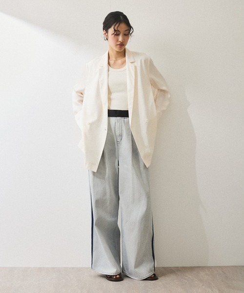 セール】【サステナブル】ガウンジャケット（テーラード