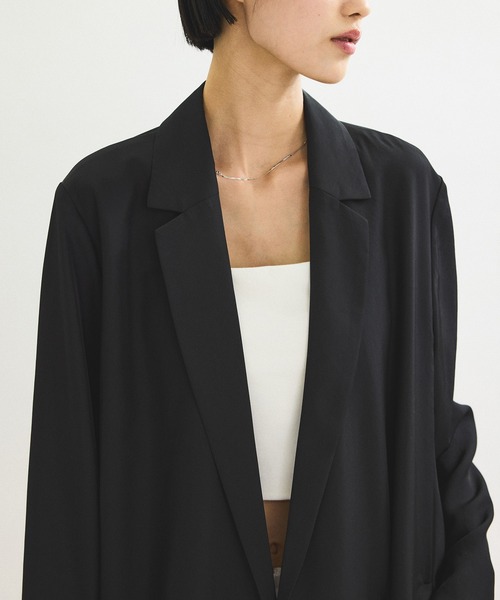 セール】【サステナブル】ガウンジャケット（テーラード