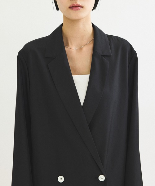 セール】【サステナブル】ガウンジャケット（テーラード