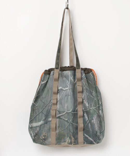 WEEKEND(ER)（ウィークエンダー）の「WEEKEND(ER) ウィークエンダー WKDMESH TOTE RTC リアルツリーカモ メッシュ トートバッグ（トートバッグ・メンズ・カモフラージュ・FREE）」の2枚目の写真