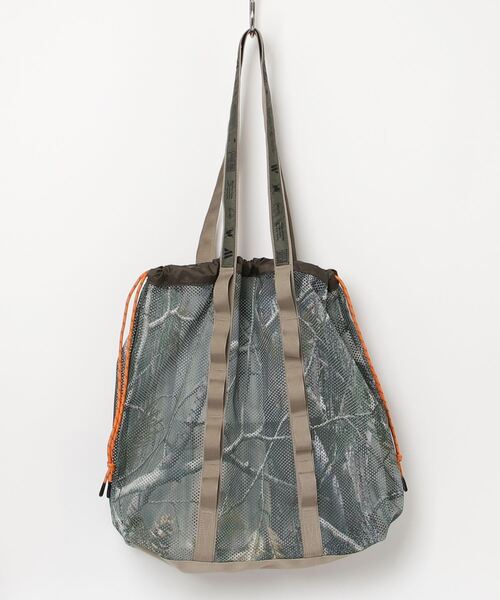WEEKEND(ER)（ウィークエンダー）の「WEEKEND(ER) ウィークエンダー WKDMESH TOTE RTC リアルツリーカモ メッシュ トートバッグ（トートバッグ・メンズ・カモフラージュ・FREE）」の8枚目の写真