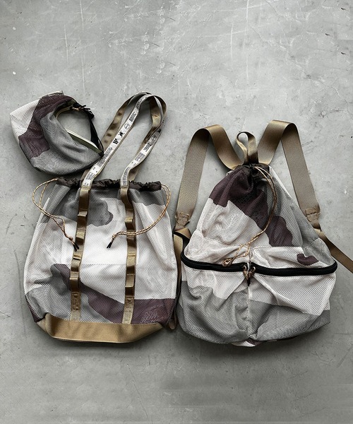 WEEKEND(ER)（ウィークエンダー）の「WEEKEND(ER) ウィークエンダー WKDMESH TOTE RTC リアルツリーカモ メッシュ トートバッグ（トートバッグ・メンズ・カモフラージュ・FREE）」の11枚目の写真