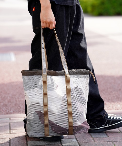 WEEKEND(ER)(ウィークエンダー)の「WEEKEND(ER) ウィークエンダー WKDMESH TOTE RTC リアルツリーカモ メッシュ トートバッグ(トートバッグ・メンズ・カモフラージュ/ブラウン系カモフラージュ・FREE)」の15枚目の写真