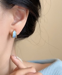 yu-ka(���[�J)��YU-KA:���g�����E���h�C�������O rétro round earring(�C�������O)