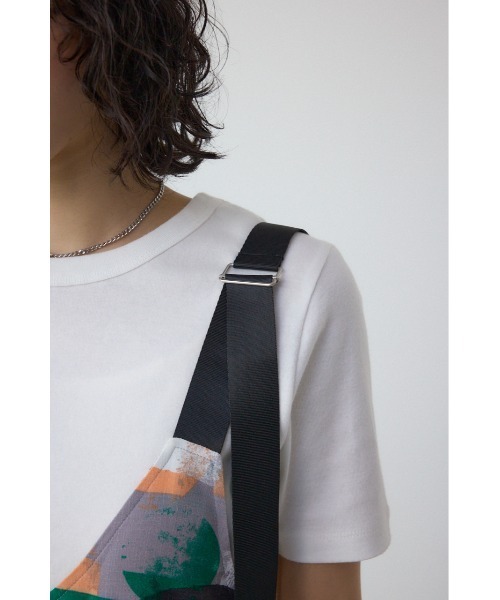 AZUL by moussy(アズールバイマウジー)の「幾何学柄フレアワンピース(ワンピース・レディース・ブラック系その他/グリーン系その他・FREE)」の4枚目の写真