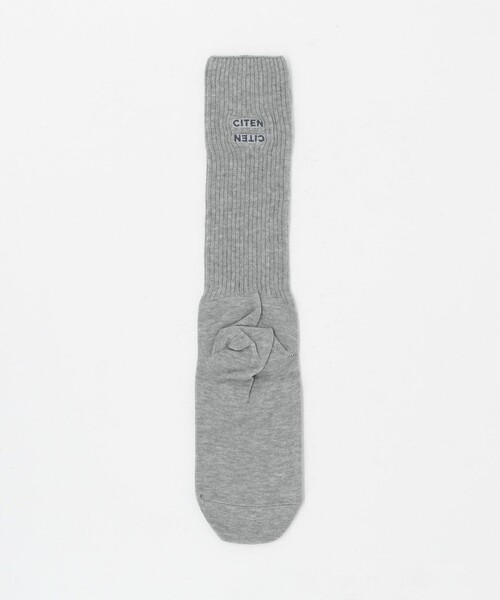 CITEN(シテン)の「<CITEN>CITEN刺繍ソックス(ソックス/靴下・レディース・ロイヤルブルー/ホワイト/ライトグレー・FREE)」の2枚目の写真