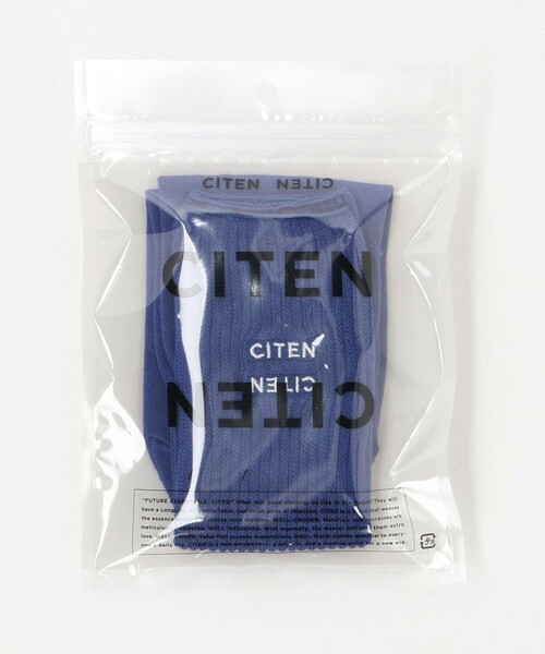 CITEN(シテン)の「<CITEN>CITEN刺繍ソックス(ソックス/靴下・レディース・ロイヤルブルー/ホワイト/ライトグレー・FREE)」の10枚目の写真