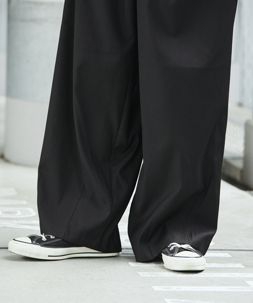 JOURNAL STANDARD（ジャーナルスタンダード）の「TRモダン ワイドスラックス（スラックス・メンズ・ウッド/チャコールグレー/ブラック・SMALL/MEDIUM/LARGE）」の11枚目の写真