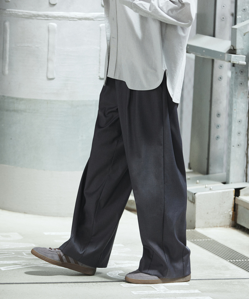 JOURNAL STANDARD（ジャーナルスタンダード）の「TRモダン ワイドスラックス（スラックス・メンズ・ウッド/チャコールグレー/ブラック・SMALL/MEDIUM/LARGE）」の17枚目の写真