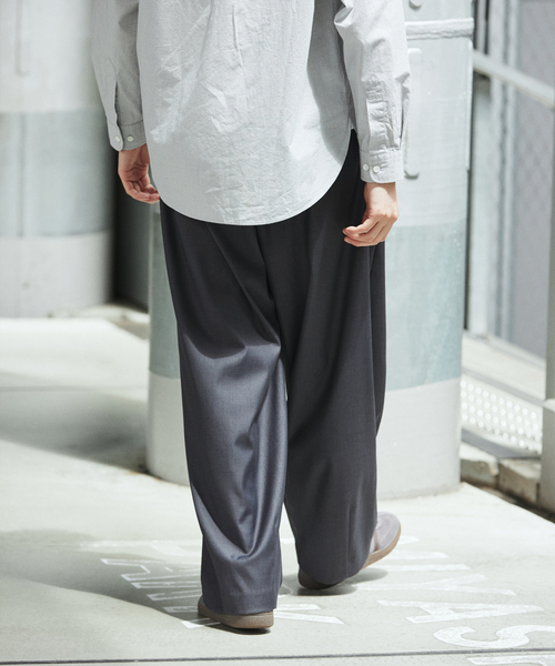 JOURNAL STANDARD（ジャーナルスタンダード）の「TRモダン ワイドスラックス（スラックス・メンズ・ウッド/チャコールグレー/ブラック・SMALL/MEDIUM/LARGE）」の18枚目の写真