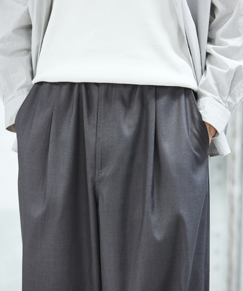 JOURNAL STANDARD（ジャーナルスタンダード）の「TRモダン ワイドスラックス（スラックス・メンズ・ウッド/チャコールグレー/ブラック・SMALL/MEDIUM/LARGE）」の20枚目の写真