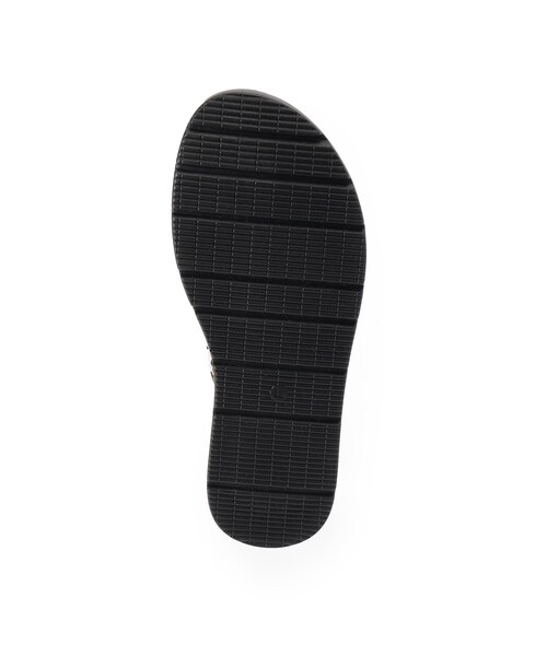 SHOO・LA・RUE(シューラルー)の「スパンコールベルトサンダル(サンダル・レディース・ブラック/シルバー/ブロンズ・45/35)」の9枚目の写真