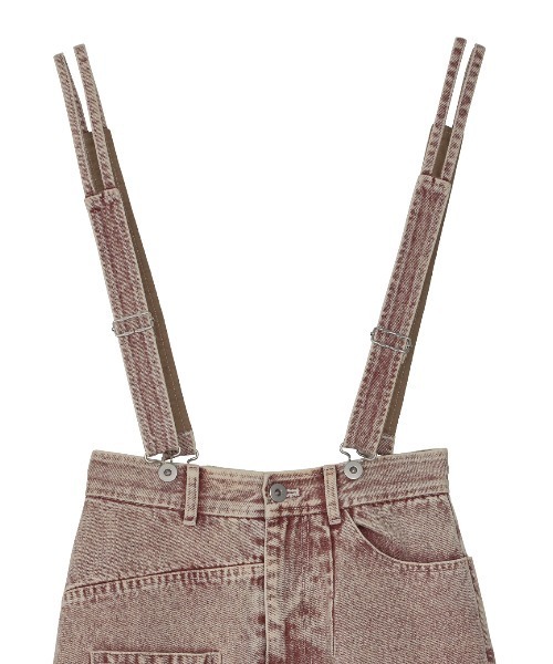 セール】MEDI INVERT SUSPENDER DENIM SKIRT（デニムスカート