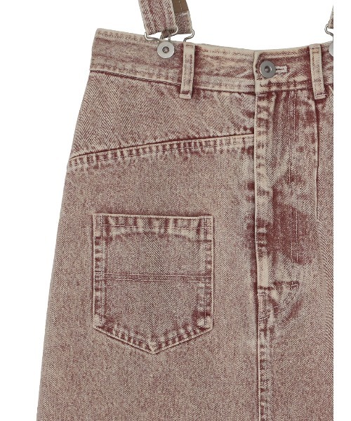 セール】MEDI INVERT SUSPENDER DENIM SKIRT（デニムスカート