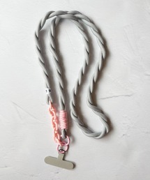 lit.Cy（リットシー）の「チェーン コンビ 太ロープ スマホショルダー ストラップ（スマホグッズ）」