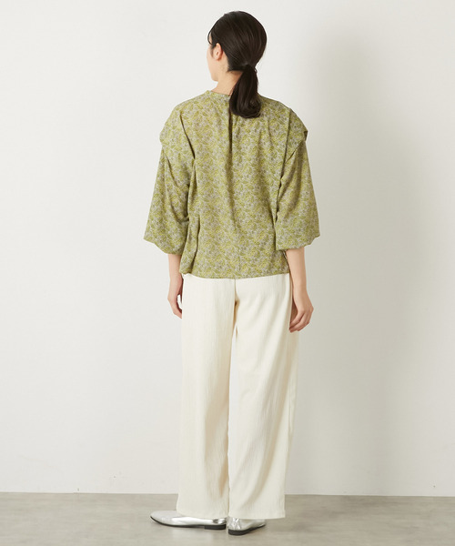 MELROSE claire（メルローズ クレール）の「【ペイズリープリントショルダータックブラウス】（シャツ/ブラウス・レディース・ブラック/ブルー/イエロー・FREE）」の6枚目の写真
