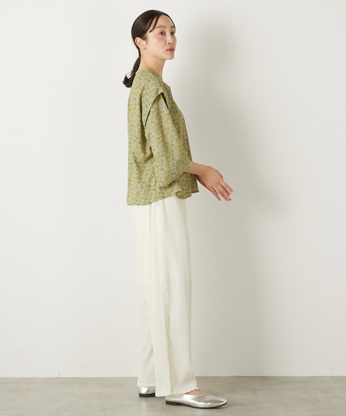 MELROSE claire（メルローズ クレール）の「【ペイズリープリントショルダータックブラウス】（シャツ/ブラウス・レディース・ブラック/ブルー/イエロー・FREE）」の7枚目の写真