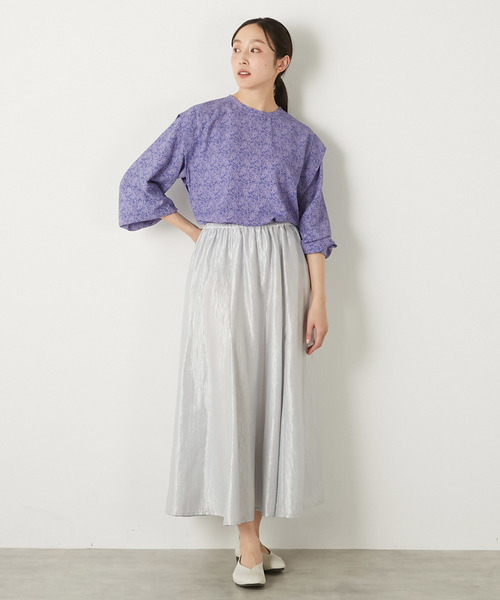MELROSE claire（メルローズ クレール）の「【ペイズリープリントショルダータックブラウス】（シャツ/ブラウス・レディース・ブラック/ブルー/イエロー・FREE）」の10枚目の写真