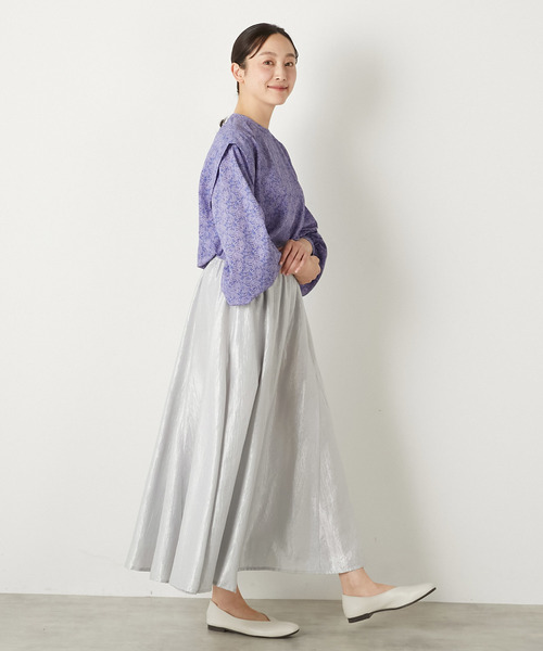 MELROSE claire（メルローズ クレール）の「【ペイズリープリントショルダータックブラウス】（シャツ/ブラウス・レディース・ブラック/ブルー/イエロー・FREE）」の13枚目の写真