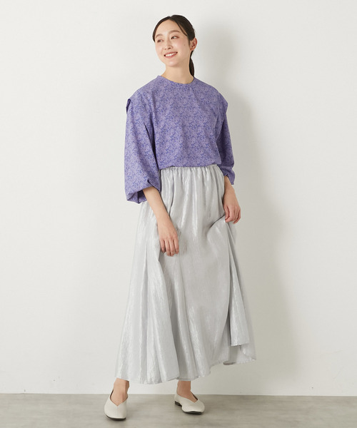 MELROSE claire（メルローズ クレール）の「【ペイズリープリントショルダータックブラウス】（シャツ/ブラウス・レディース・ブラック/ブルー/イエロー・FREE）」の14枚目の写真