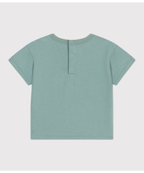 PETIT BATEAU（プチバトー）の「半袖Ｔシャツ（Tシャツ/カットソー・キッズ・ライトグリーン・18MONTH/24MONTH/36MONTH/12MONTH）」の2枚目の写真
