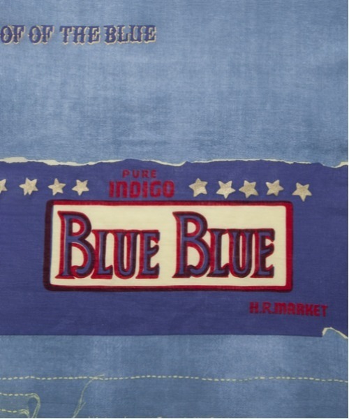 BLUE BLUE（ブルーブルー）の「ブルーデニムバンダナ（バンダナ/スカーフ・メンズ・サックスブルー/ネイビー/レッド・ONE SIZE）」の8枚目の写真