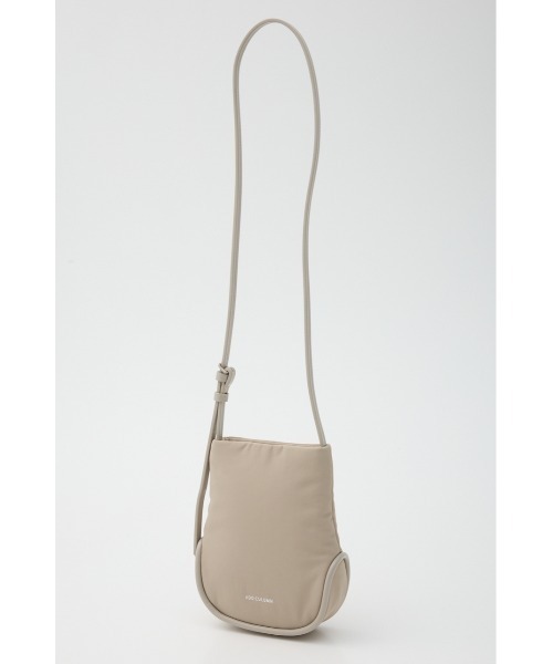 ADD CULUMN（アドカラム）の「ROLLA POCHETTE FABRIC バッグ（ショルダーバッグ・レディース・ブラック/グレイッシュベージュ・FREE）」の9枚目の写真