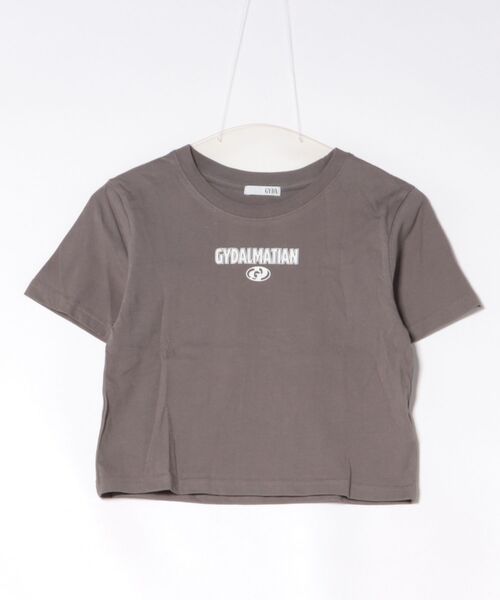 GYDA(ジェイダ)の「Cautions GYDALMATIAN ショートTシャツ(Tシャツ/カットソー・レディース・オフホワイト/ブラック/ピンク/ライム/チャコールグレー・FREE)」の1枚目の写真