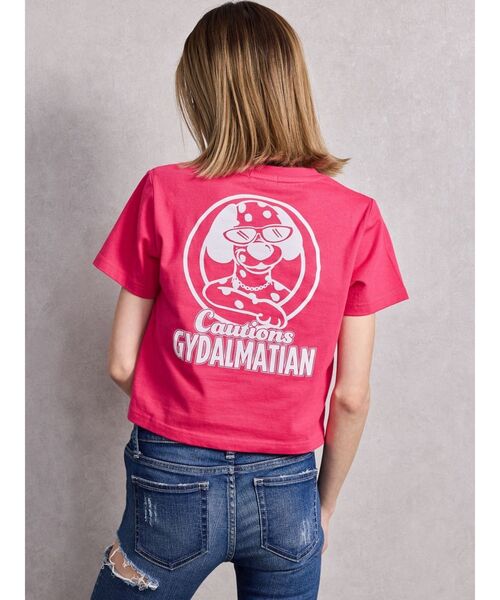 GYDA（ジェイダ）の「Cautions GYDALMATIAN ショートTシャツ（Tシャツ/カットソー・レディース・オフホワイト/ブラック/ピンク/ライム・FREE）」の22枚目の写真