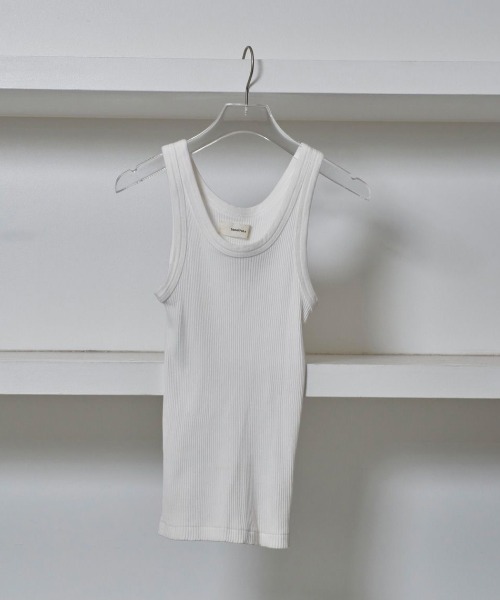TODAYFUL（トゥデイフル）の「TODAYFUL Seamless Rib Tanktop 12510607（タンクトップ・レディース・ホワイト/グレー/ネイビー/ベージュ/グリーン・FREE）」の10枚目の写真