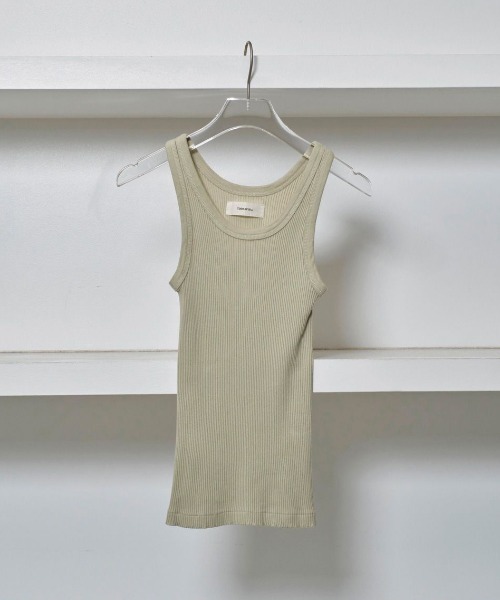 TODAYFUL（トゥデイフル）の「TODAYFUL Seamless Rib Tanktop 12510607（タンクトップ・レディース・ホワイト/グレー/ネイビー/ベージュ/グリーン・FREE）」の12枚目の写真