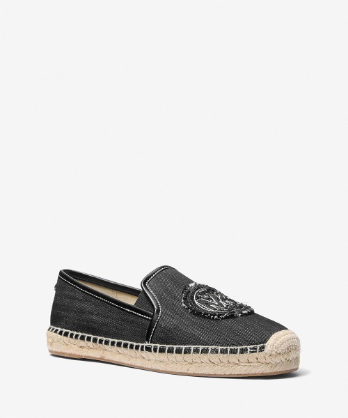 MICHAEL KORS（マイケルコース）の「HASTINGS デニム エスパドリーユ（サンダル・レディース・ブラック系・6/8/6.5/7/7.5/9/5/5.5/8.5）」の2枚目の写真