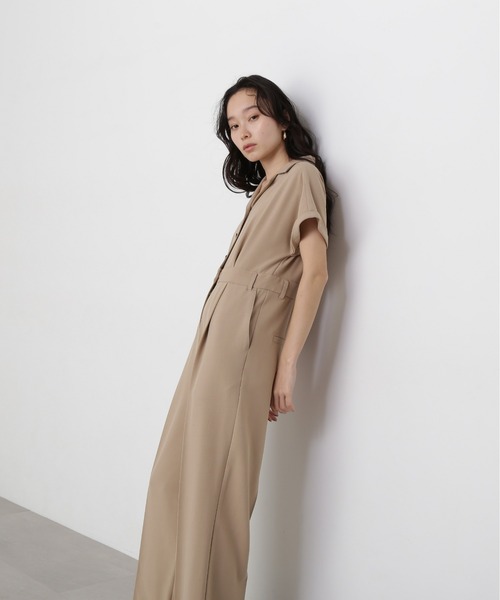 N.(N. Natural Beauty Basic)(エヌエヌナチュラルビューティーベーシック)の「【PS/低身長サイズ】カイキンオールインワン(つなぎ/オールインワン・レディース・チャコールグレー/ベージュ/ブラウン・SMALL/MEDIUM/PS)」の21枚目の写真