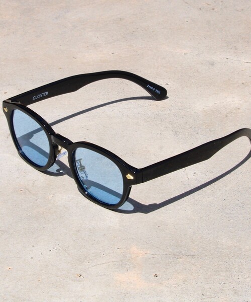 GLOSTER（グロスター）の「【GLOSTER/グロスター】ウェリントン セルフレーム カラーレンズ サングラス（サングラス・メンズ・ロイヤルブルー/ホワイト系その他6/チャコールグレー/ブラウン系その他/ベージュ/オフホワイト・FREE）」の6枚目の写真