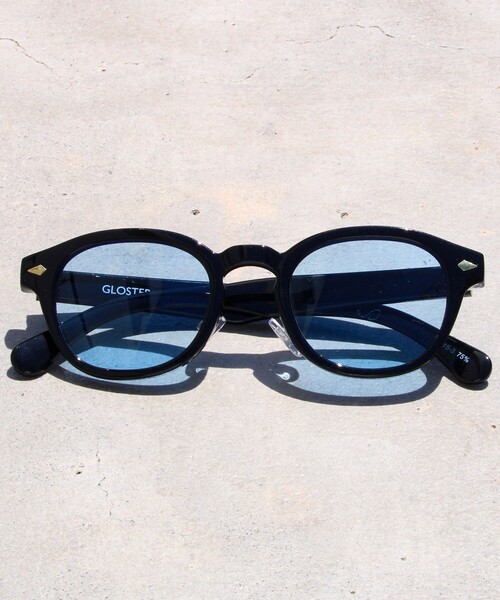 GLOSTER（グロスター）の「【GLOSTER/グロスター】ウェリントン セルフレーム カラーレンズ サングラス（サングラス・メンズ・ロイヤルブルー/ホワイト系その他6/チャコールグレー/ブラウン系その他/ベージュ/オフホワイト・FREE）」の7枚目の写真
