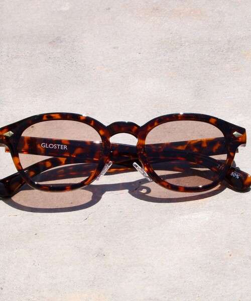 GLOSTER（グロスター）の「【GLOSTER/グロスター】ウェリントン セルフレーム カラーレンズ サングラス（サングラス・メンズ・ロイヤルブルー/ホワイト系その他6/チャコールグレー/ブラウン系その他/ベージュ/オフホワイト・FREE）」の21枚目の写真