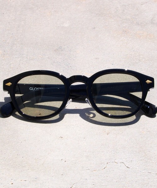 GLOSTER（グロスター）の「【GLOSTER/グロスター】ウェリントン セルフレーム カラーレンズ サングラス（サングラス・メンズ・ロイヤルブルー/ホワイト系その他6/チャコールグレー/ブラウン系その他/ベージュ/オフホワイト・FREE）」の22枚目の写真