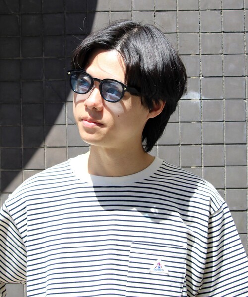 GLOSTER（グロスター）の「【GLOSTER/グロスター】ウェリントン セルフレーム カラーレンズ サングラス（サングラス・メンズ・ロイヤルブルー/ホワイト系その他6/チャコールグレー/ブラウン系その他/ベージュ/オフホワイト・FREE）」の8枚目の写真