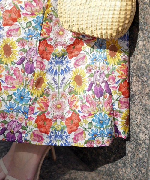 huit bouquet Aライン リゾート ワンピース HUIT bouquet ワンピース Aライン リゾート Made with Liberty