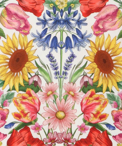 huit bouquet Aライン リゾート ワンピース Aライン リゾート ワンピース Made with Liberty Fabric HUIT